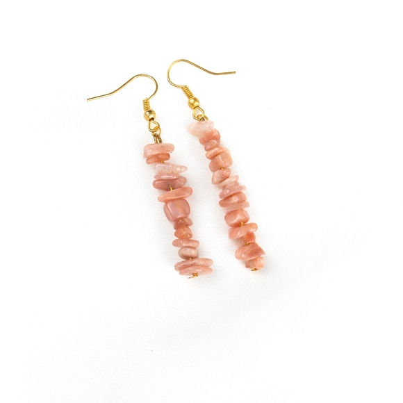 New Gemstone Chip Earrings - Picture 4 of 8